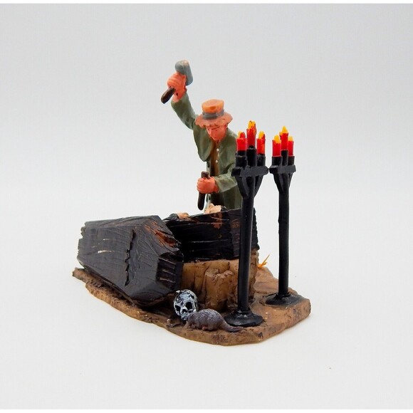 Lemax Spooky Town Collection Vampire Hunter #73612 Table Accent 2007 Coffin - Picture 10 of 12